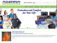 Tablet Screenshot of adenna.com